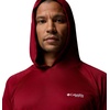 Columbia Men’s PFG Terminal Tackle Hoodie(Beet/White Logo)