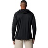 Columbia Men’s PFG Terminal Tackle Hoodie(Black/Cool Grey Logo)