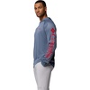 Columbia Men’s PFG Terminal Tackle Hoodie(Carbon Heather/Red Spark Logo)