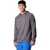Columbia Men’s PFG Terminal Tackle Hoodie(City Grey/Black Logo)