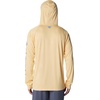 Columbia Men’s PFG Terminal Tackle Hoodie(Cocoa Butter/Bluebell Logo)
