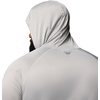 Columbia Men’s PFG Terminal Tackle Hoodie(Cool Grey Heather/Vivid Blue Logo)