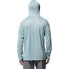 Columbia Men’s PFG Terminal Tackle Hoodie(Crushed Blue Heather/Bright Nectar Logo)