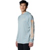Columbia Men’s PFG Terminal Tackle Hoodie(Crushed Blue/Bright Nectar Logo)