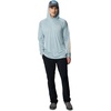 Columbia Men’s PFG Terminal Tackle Hoodie(Crushed Blue/Bright Nectar Logo)