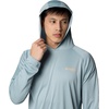 Columbia Men’s PFG Terminal Tackle Hoodie(Crushed Blue/Bright Nectar Logo)