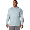 Columbia Men’s PFG Terminal Tackle Hoodie(Crushed Blue/Faded Peach Logo)