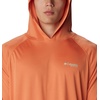 Columbia Men’s PFG Terminal Tackle Hoodie(Dusty Orange/New Mint Logo)