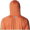 Columbia Men’s PFG Terminal Tackle Hoodie(Dusty Orange/New Mint Logo)