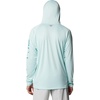 Columbia Men’s PFG Terminal Tackle Hoodie(Icy Morn/Canyon Blue Logo)