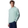 Columbia Men’s PFG Terminal Tackle Hoodie(Misty Jade/Shark Logo)