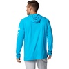 Columbia Men’s PFG Terminal Tackle Hoodie(Ocean Blue/White Logo)