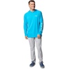 Columbia Men’s PFG Terminal Tackle Hoodie(Ocean Blue/White Logo)