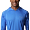 Columbia Men’s PFG Terminal Tackle Hoodie(Vivid Blue/Cool Grey Logo)
