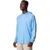 Columbia Men’s PFG Terminal Tackle Hoodie(White Cap/White Logo)