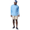 Columbia Men’s PFG Terminal Tackle Hoodie(White Cap/White Logo)