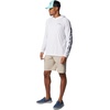 Columbia Men’s PFG Terminal Tackle Hoodie(White/Nightshade Logo)