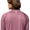 Columbia Men’s PFG Terminal Tackle Long Sleeve Shirt(Antique Mauve Heather/Nocturnal Logo)