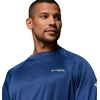 Columbia Men’s PFG Terminal Tackle Long Sleeve Shirt(Carbon/Ancient Fossil Logo)
