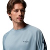Columbia Men’s PFG Terminal Tackle Long Sleeve Shirt(Dockside Blue Heather/Collegiate Navy)