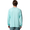 Columbia Men’s PFG Terminal Tackle Long Sleeve Shirt(Gulf Stream/White Logo)