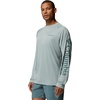 Columbia Men’s PFG Terminal Tackle Long Sleeve Shirt(Niagara/Metal Logo)