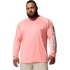 Columbia Men’s PFG Terminal Tackle Long Sleeve Shirt(Sorbet/Metal Logo)