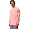 Columbia Men’s PFG Terminal Tackle Long Sleeve Shirt(Sorbet/Metal Logo)