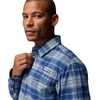 Columbia Men’s Pfg Topwater Tech Flannel(Carbon Sheer Plaid)
