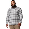 Columbia Men’s Pfg Topwater Tech Flannel(Cool Grey Reel Plaid)