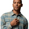 Columbia Men’s Pfg Topwater Tech Flannel(Metal Sheer Plaid)