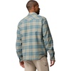 Columbia Men’s Pfg Topwater Tech Flannel(Metal Sheer Plaid)