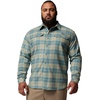 Columbia Men’s Pfg Topwater Tech Flannel(Metal Sheer Plaid)