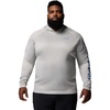 Cool Grey Heather/Vivid Blue Logo