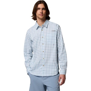 Columbia Men’s PFG Harbor Peak Long Sleeve Shirt(Marine Light Shoreline Ombre)
