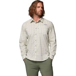 Columbia Men’s PFG Harbor Peak Long Sleeve Shirt(Misty Jade Wayward Tartan)