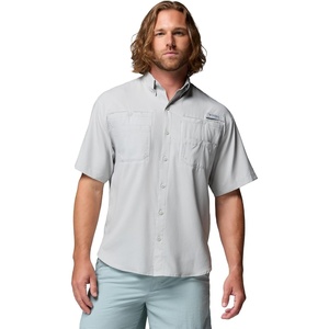 Columbia Men’s PFG Tamiami II Short Sleeve Fishing Shirt(Cool Grey)