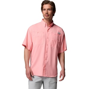 Columbia Men’s PFG Tamiami II Short Sleeve Fishing Shirt(Sorbet)