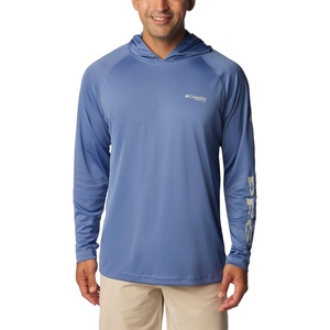 Columbia Men’s PFG Terminal Tackle Hoodie(Bluebell/Cool Grey Logo)
