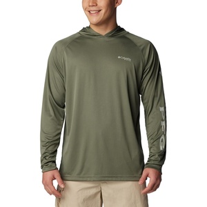 Columbia Men’s PFG Terminal Tackle Hoodie(Cypress/Cool Grey Logo)