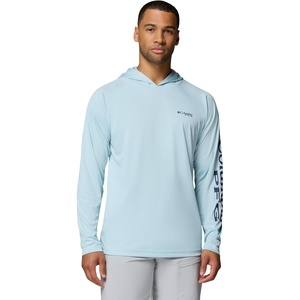 Columbia Men’s PFG Terminal Tackle Hoodie(Marine Light/Nocturnal Logo)