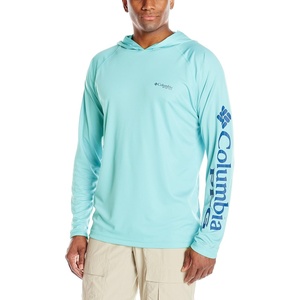 Columbia Men’s PFG Terminal Tackle Hoodie(Opal Blue/Vivid Blue Logo)