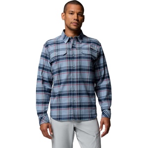 Columbia Men’s Pfg Topwater Tech Flannel(Dockside Blue Reel Plaid)