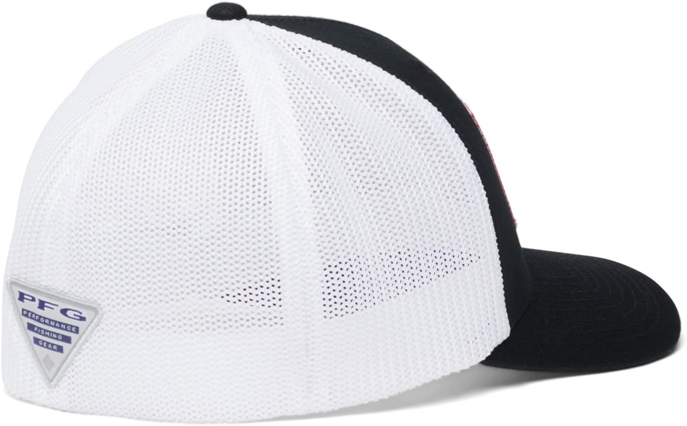 image:imageColumbia Unisex Adult PFG Logo Mesh Ball CapBlackCanada Flag