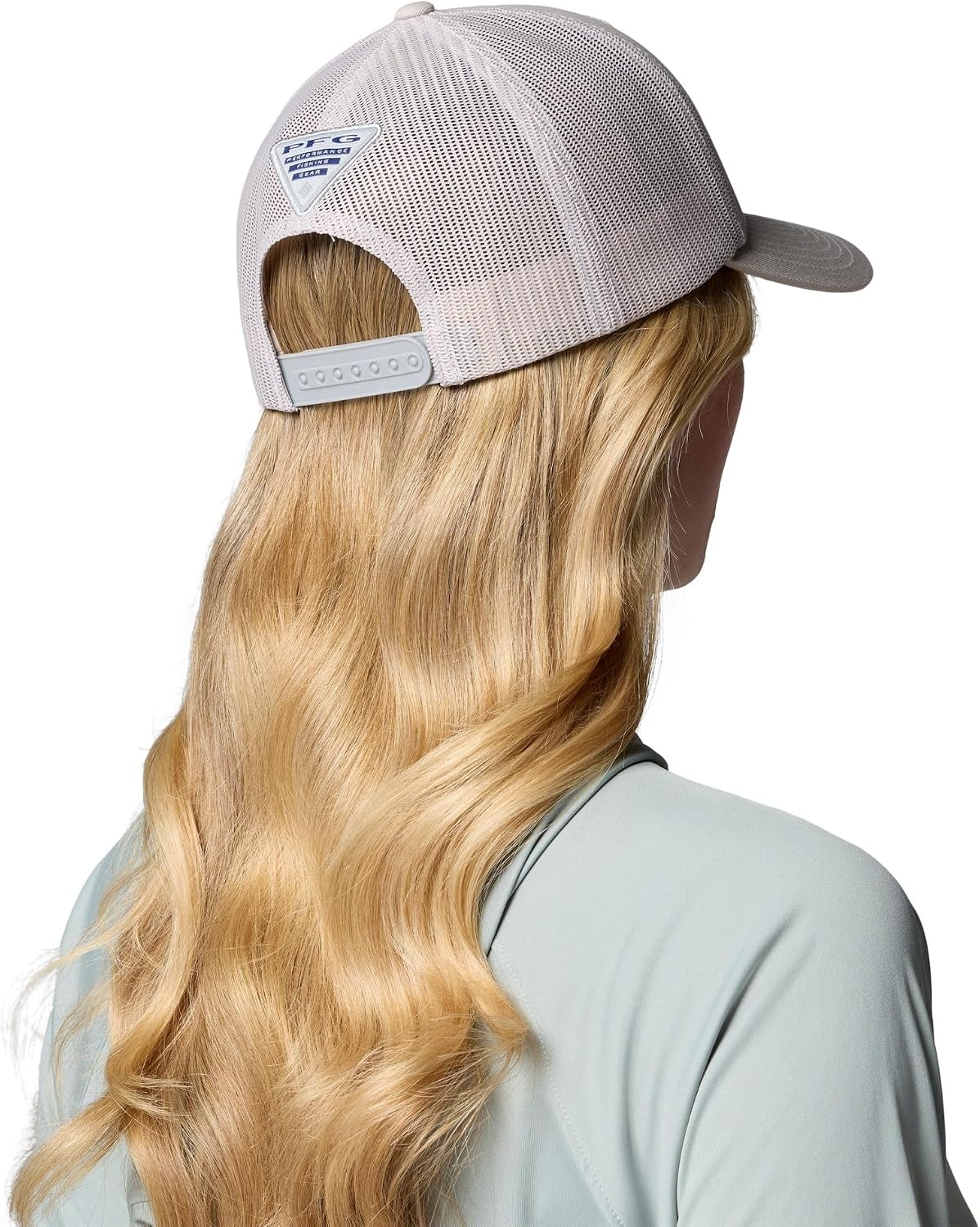 image:imageColumbia Unisex Adult PFG Logo Mesh Ball CapLight CloudBass