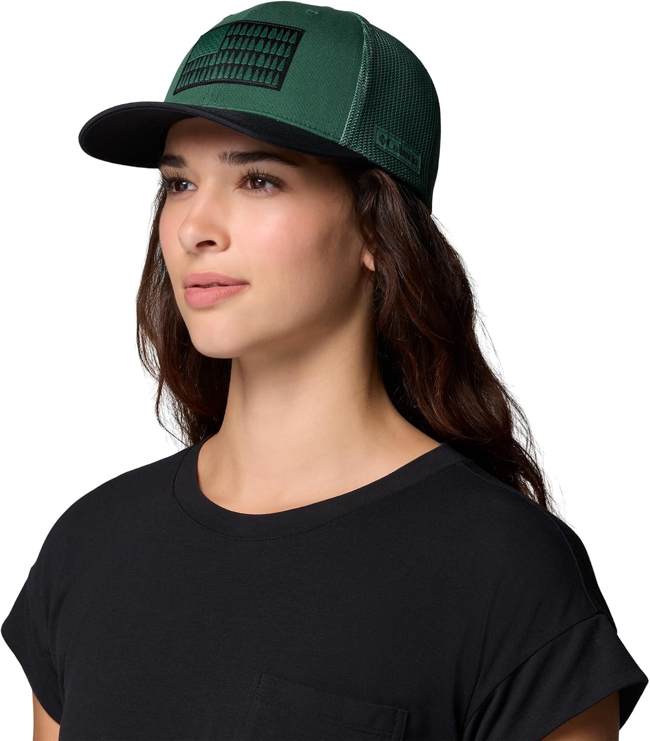 image:imageColumbia Unisex Adult PFG Logo Mesh Ball CapRain ForestBlack