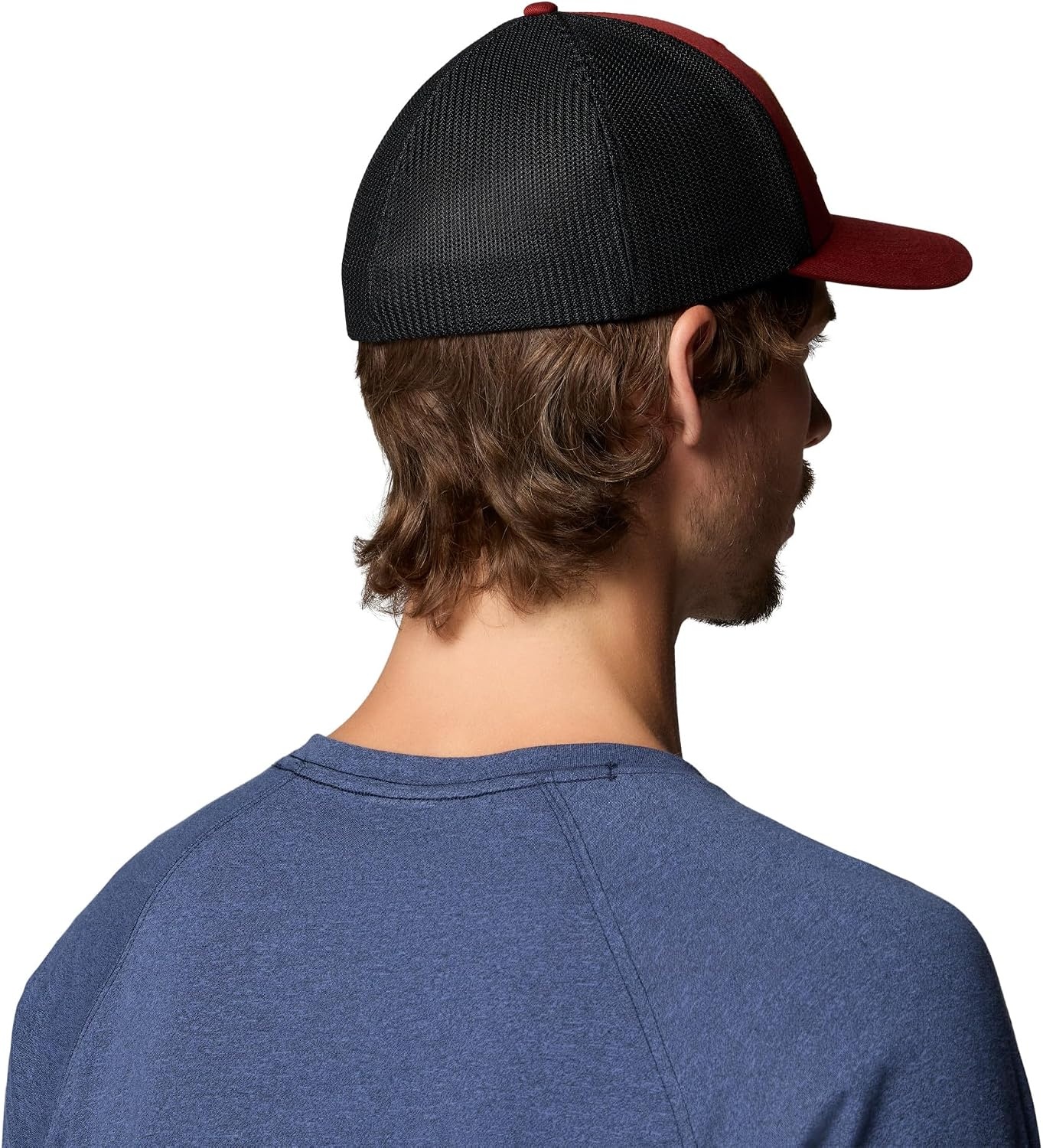 image:imageColumbia Unisex Adult PFG Logo Mesh Ball CapRed OxideBlack