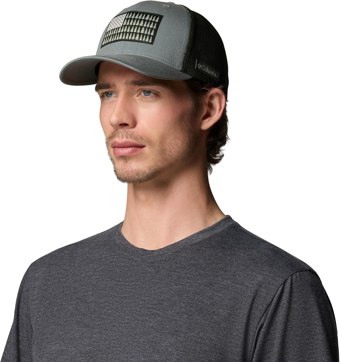 image:imageColumbia Unisex Adult PFG Logo Mesh Ball CapSedona SageGreenscape