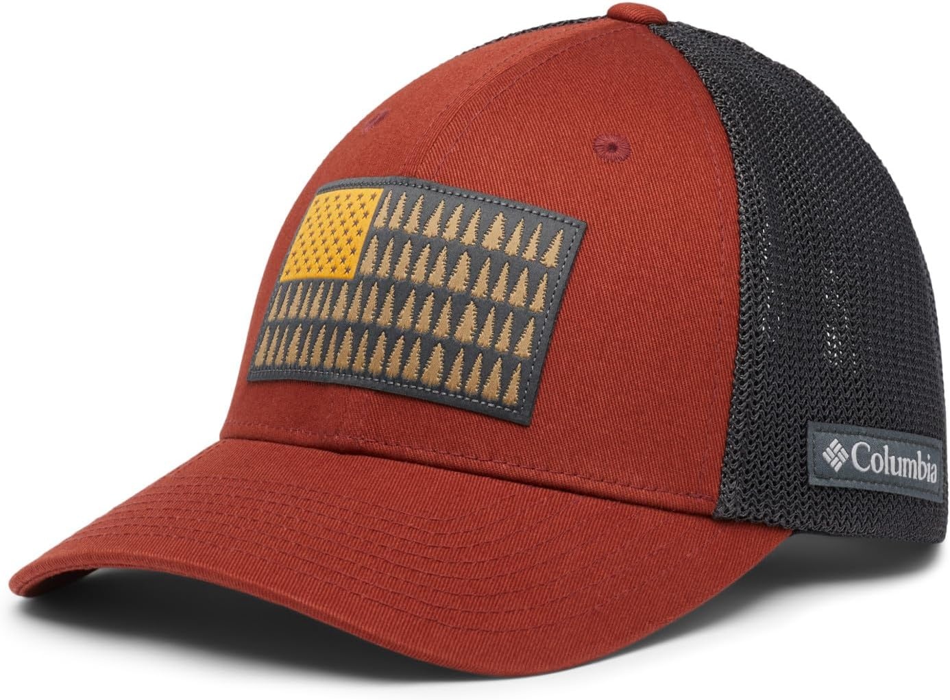 image:imageColumbia Unisex Adult PFG Logo Mesh Ball CapWarp RedShark