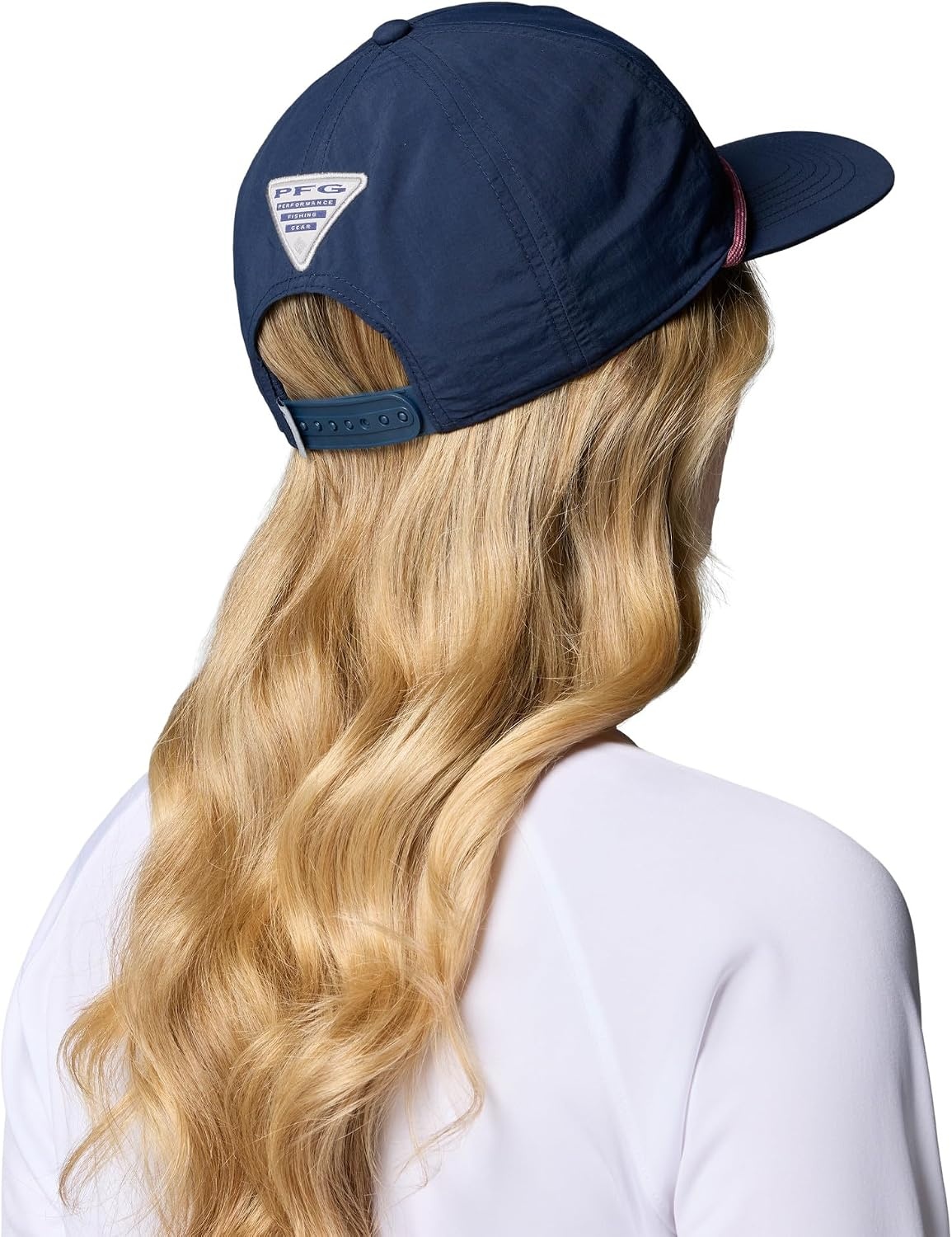 image:imageColumbia Unisex PFG Bonefish Flats Snap BackCollegiate NavyRosetteFly